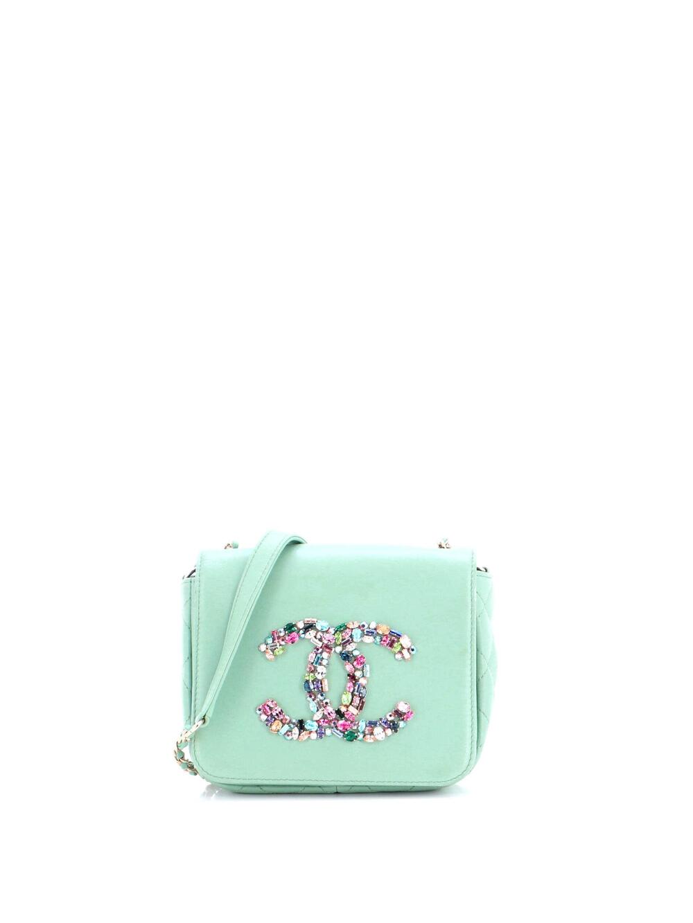 Chanel Giant Crystal Cc Flap Bag #289075C48B